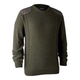 Deerhunter Herren Pullover Sheffield Knit Grn Melange