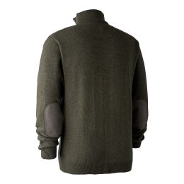 Deerhunter Herren Pullover Sheffield Knit Zip-Neck Gr&uuml;n Melange XXL