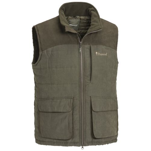 Pinewood Herren Weste Abisko Suede Brown XXL