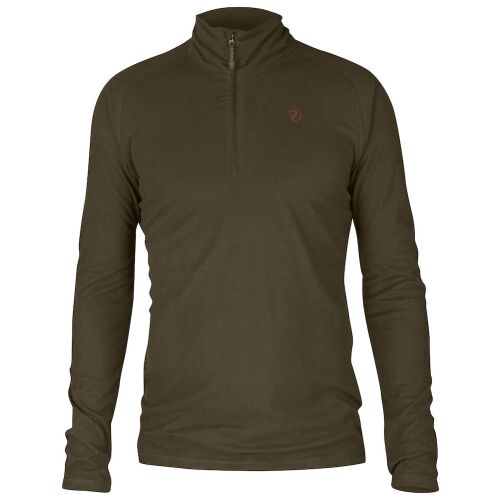 Fjällräven Herren Pullover Pine Half Zip Dark Olive M