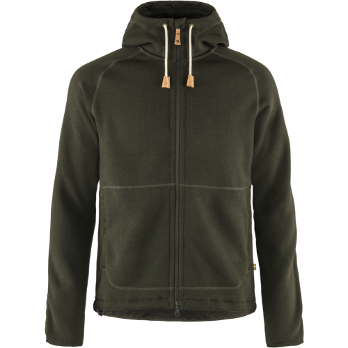 Fjällräven Herren Hoodie Övik Fleece Deep Forest XXL
