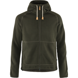 Fj&auml;llr&auml;ven Herren Hoodie &Ouml;vik Fleece Deep Forest XXL