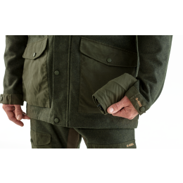 Fj&auml;llr&auml;ven Herren Jacke V&auml;rmland Wool Dark Olive-Dark Olive Camo XL