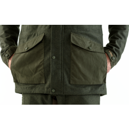 Fj&auml;llr&auml;ven Herren Jacke V&auml;rmland Wool Dark Olive-Dark Olive Camo XL