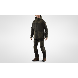 Fj&auml;llr&auml;ven Herren Jacke V&auml;rmland Wool Dark Olive-Dark Olive Camo XL