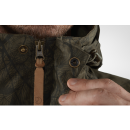 Fj&auml;llr&auml;ven Herren Jacke V&auml;rmland Wool Dark Olive-Dark Olive Camo XL