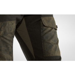 Fj&auml;llr&auml;ven Herren Hose V&auml;rmland Wool Dark Olive-Dark Olive Camo 50
