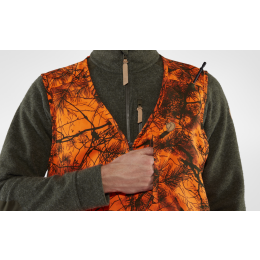 Fj&auml;llr&auml;ven Unisex Weste V&auml;rmland Orange Camo L