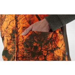 Fj&auml;llr&auml;ven Unisex Weste V&auml;rmland Orange Camo L
