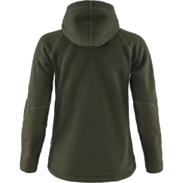 Fj&auml;llr&auml;ven Damen Hoodie &Ouml;vik Fleece Deep Forest S