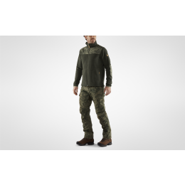 Fj&auml;llr&auml;ven Herren Jacke Lappland Fleece Laurel Green-Green Camo XXXL