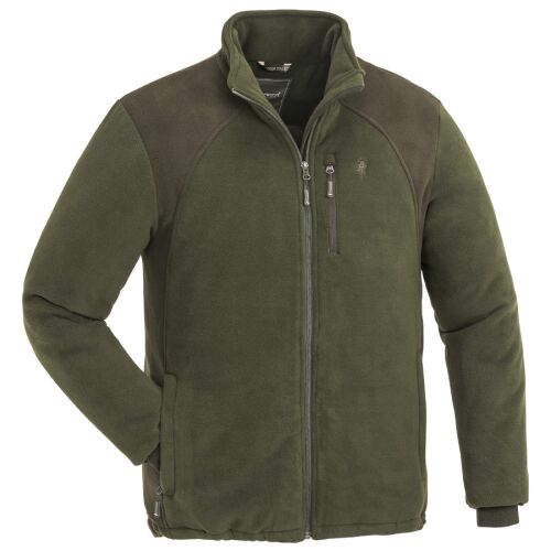 Pinewood Herren Fleecejacke Harrie Grün/Willederbraun L