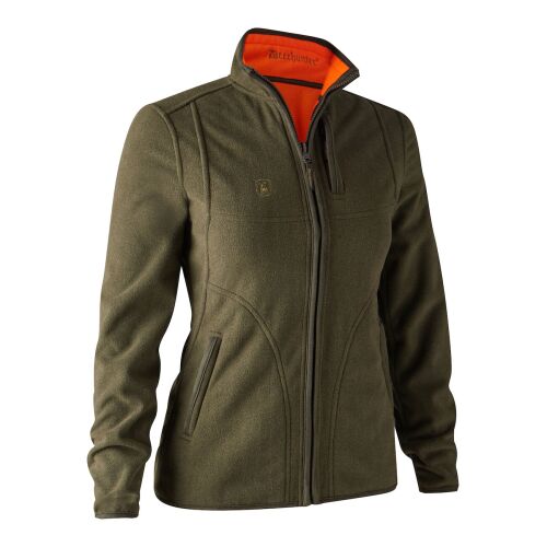Deerhunter Damen Wende-Fleecejacke Lady Pam Bonded Orange 38