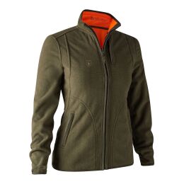 Deerhunter Damen Wende-Fleecejacke Lady Pam Bonded Orange 38