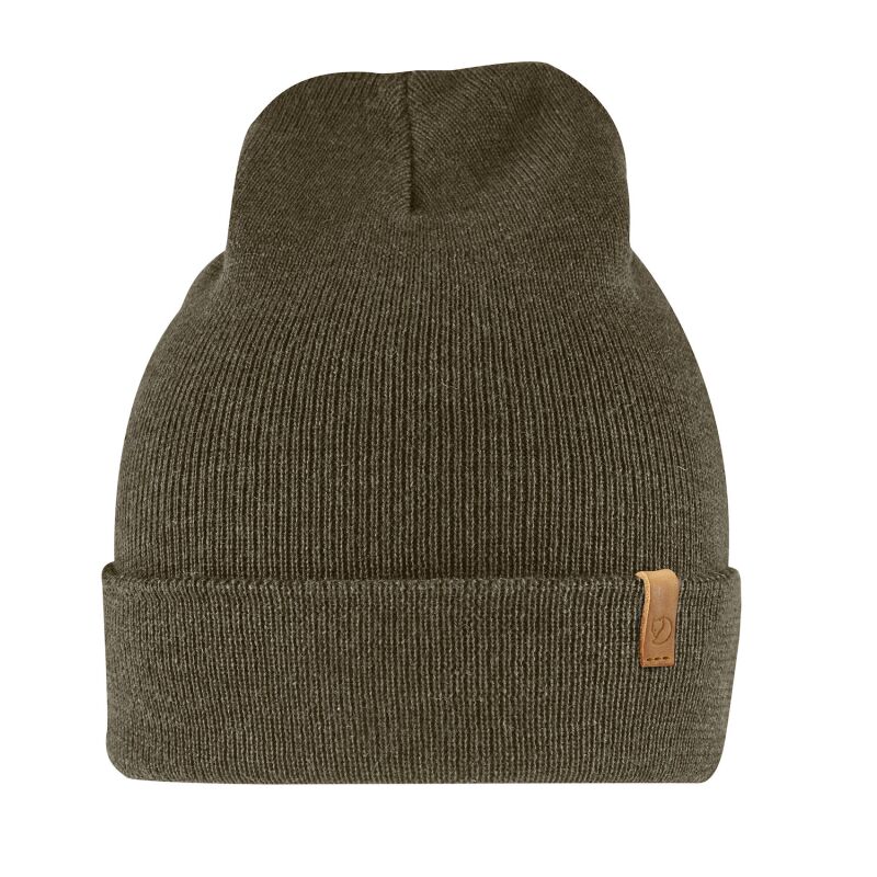 Fjällräven Unisex Strickmütze Classic Dark Olive OneSize