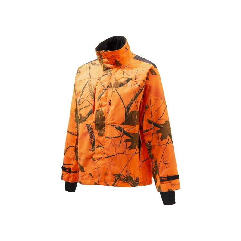 camo jacket orange