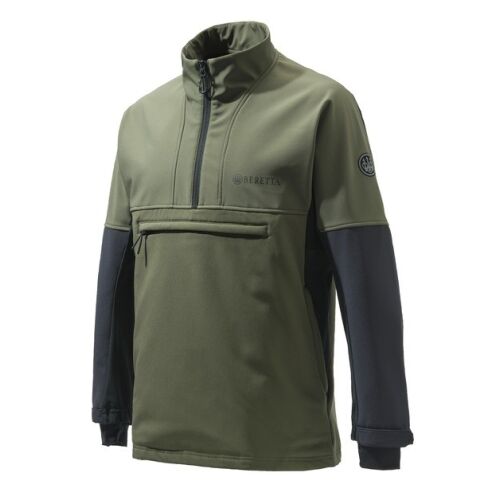 Beretta Herren Jagdjacke Softshell Fleece Hybrid Grün