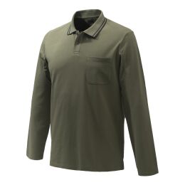 Berretta Herren Langarm-Poloshirt Airmesh Gr&uuml;n XL