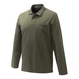 Berretta Herren Langarm-Poloshirt Airmesh Gr&uuml;n 3XL