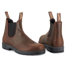 Blundstone Unisex Boots #1609 Antique Brown Leather