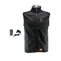 Alpenheat Beheizte Soft-Shell Weste Schwarz