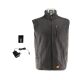 Alpenheat Beheizte Fleece Weste Grau Melange