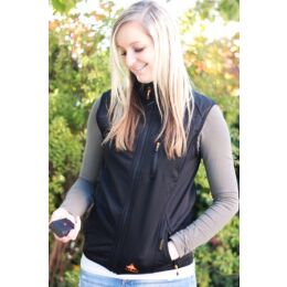 Alpenheat Beheizte Soft-Shell Weste Schwarz S