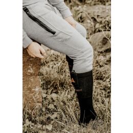 Alpenheat Beheizte Socken mit Fernbedinung Schwarz/Orange 36-38