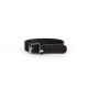 Das Lederband Hundehalsband Weinheim Black B 30 mm / L 52 cm