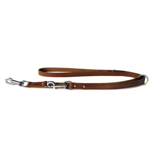 Das Lederband Hundeführleine Weinheim Maroon B 18 mm / L 200 cm