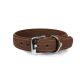 Das Lederband Hundehalsband Boston Mocca B 30 mm / L 50 cm