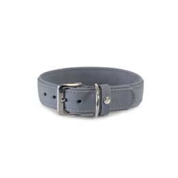 Das Lederband Hundehalsband Boston Granite B 35 mm / L 55 cm