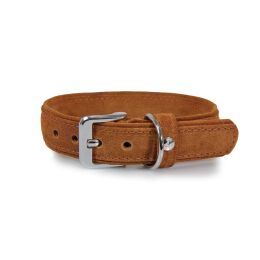 Das Lederband Hundehalsband Toronto Cognac B 25 mm / L 45 cm