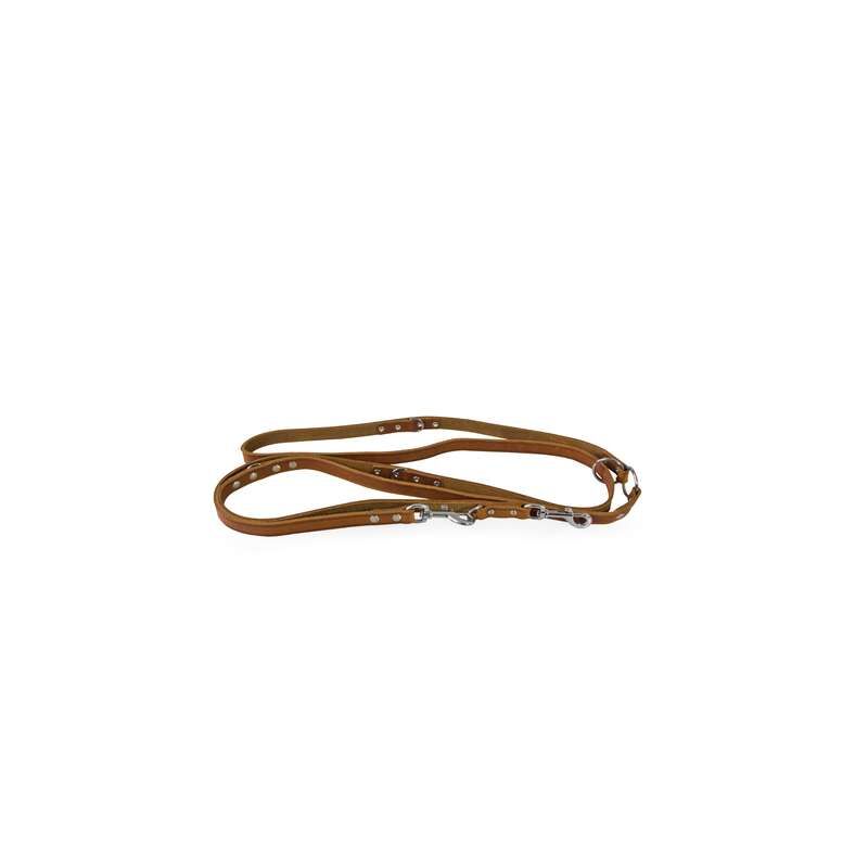Das Lederband Hundefhrleine Weinheim Maroon Extra Lang B 22 mm / L 300 cm