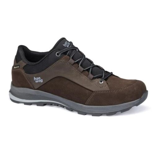 Han Wag Herren Halbschuh Banks Low GTX Mocca / Black