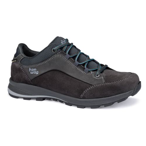 Han Wag Damen Banks Low Lady GTX Asphalt / Ocean