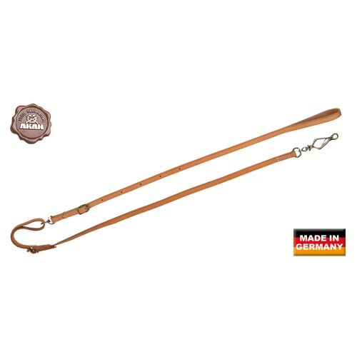 AKAH Umhängeleine aus Fahlleder 14 mm