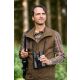 Blaser Herren Hemd Stretch Harald Olive/Beige Kariert