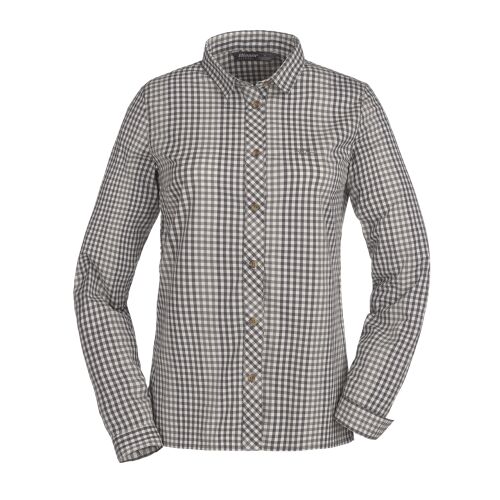 Blaser Damen Bluse Stretch Sergia Weiß/Grau Kariert 36