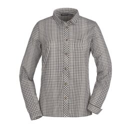 Blaser Damen Bluse Stretch Sergia Wei&szlig;/Grau Kariert 36