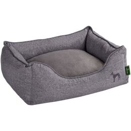 Hunter Hundesofa Boston Grau L 100 x 70 cm