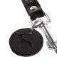 Hunter Verstellbare Führleine Schwarz L 200 cm; B 2,0 cm