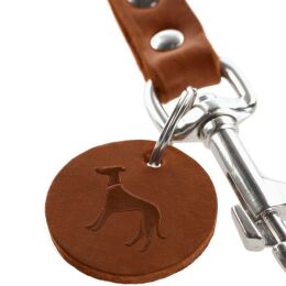 Hunter Verstellbare F&uuml;hrleine Cognac L 200 cm; B 2,0 cm