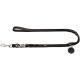 Hunter Verstellbare Führleine Solid Education Schwarz L 250 cm; B 1,3 cm
