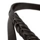 Hunter Verstellbare Führleine Solid Education Schwarz L 250 cm; B 1,3 cm