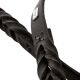 Hunter Verstellbare Führleine Solid Education Schwarz L 250 cm; B 1,3 cm