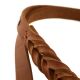 Hunter Verstellbare Führleine Solid Education Cognac L 250 cm; B 1,8 cm