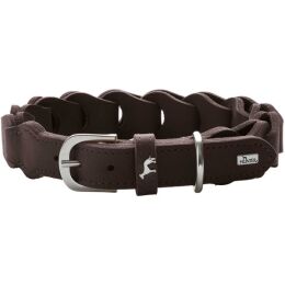 Hunter Halsband Solid Education Chain Dunkelbraun 50/S-M