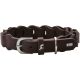 Hunter Halsband Solid Education Chain Dunkelbraun 50/S-M