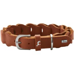 Hunter Halsband Solid Education Chain Cognac 55/M